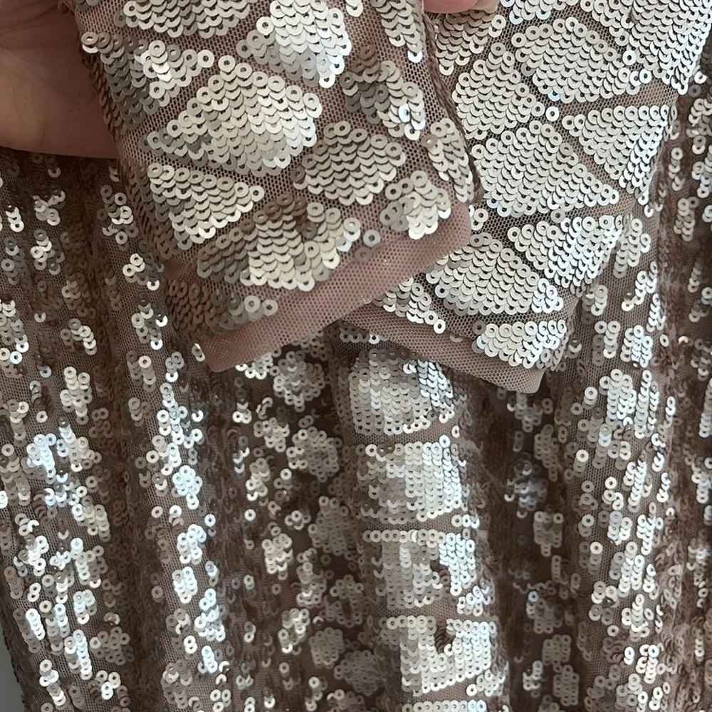 BCBG gold sequin Sabryna dress - Picture 6 of 9
